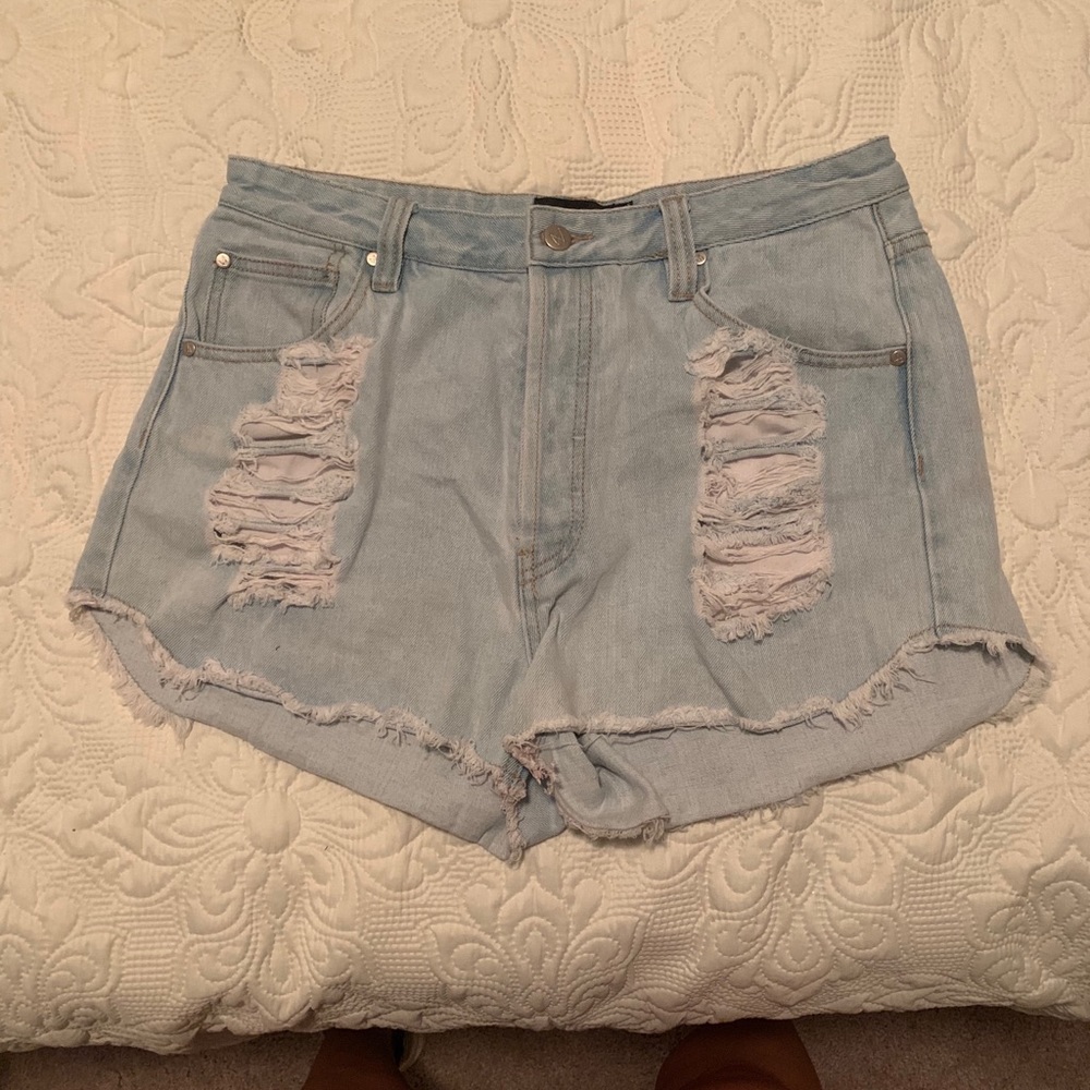High waisted shorts